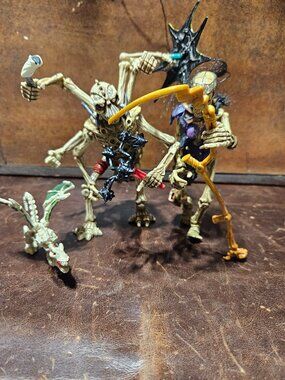 Vintage Skeleton Warriors Action Figures